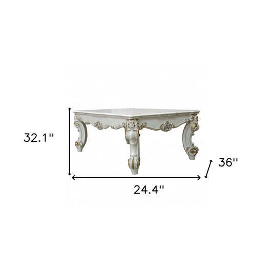 Table basse en nacre de 53 po