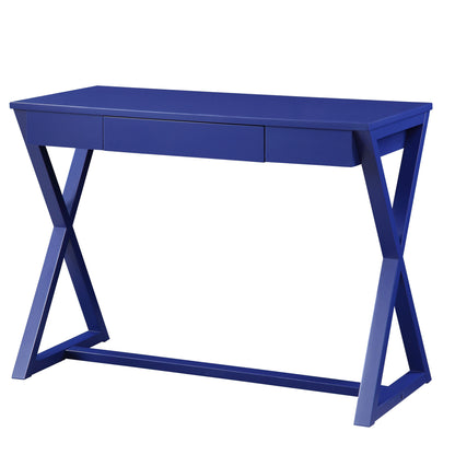 Bureau bleu de 42 po