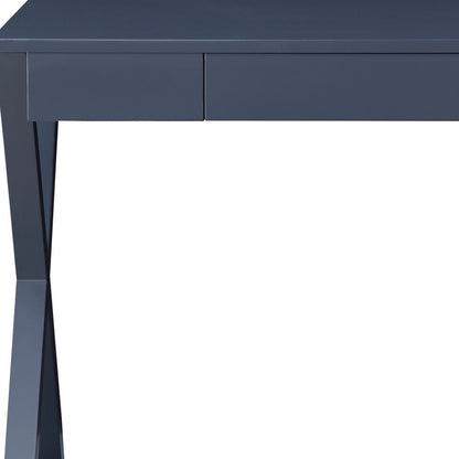 42" Charcoal Writing Desk