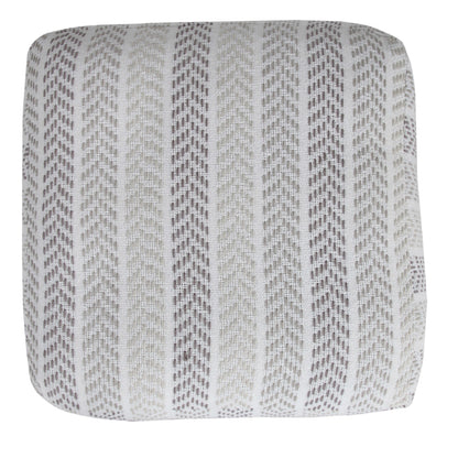 Pouf en coton de 18 po