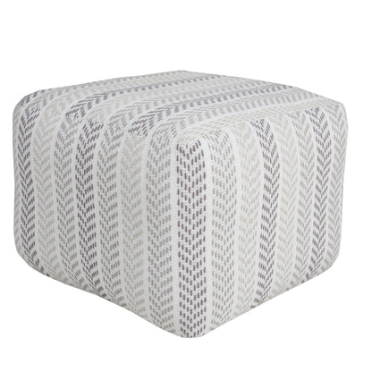 Pouf en coton de 18 po