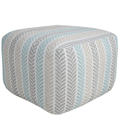 Pouf en coton de 18 po