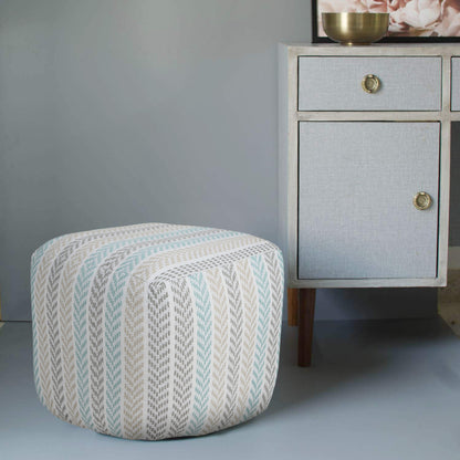 Pouf en coton de 18 po