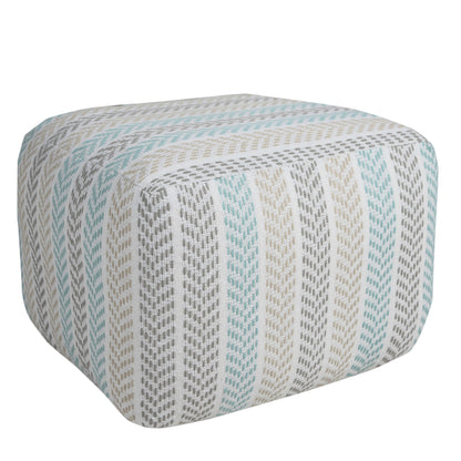 Pouf en coton de 18 po