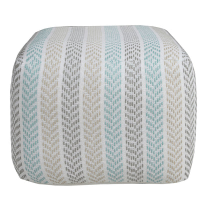 Pouf en coton de 18 po