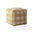 17" Yellow and White Canvas Gingham Pouf Ottoman