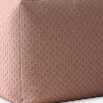 Housse de pouf en polyester rose 17"