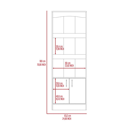 43" Light Gray Computer Desk With Hutch and Bookshelf Set