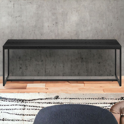 Table basse noire de 47 po