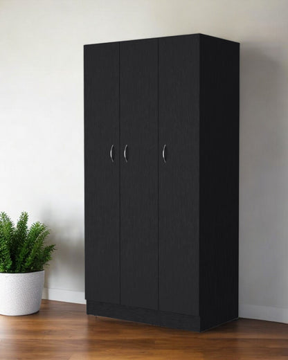 Commode combinée noire à deux tiroirs de 35 po