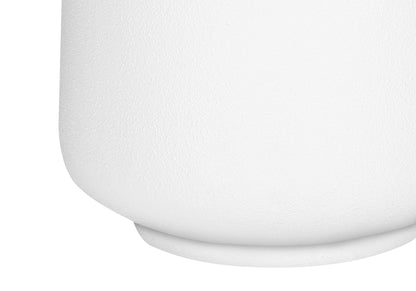 Lampe de table cylindrique en céramique crème de 26 po avec abat-jour tambour crème